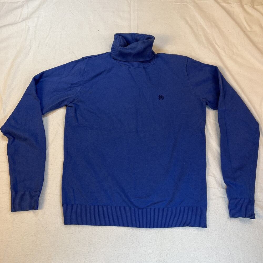 Lilly Pulitzer Blue S Small Turtleneck Sweater Classic Preppy